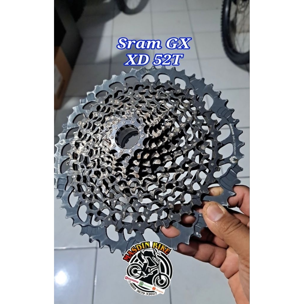 Sprocket Sram GX 12sp 52T Gear GX XD Lunar