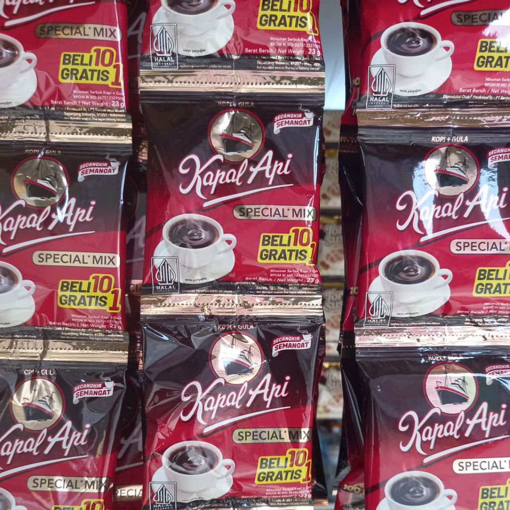 

Kapal Api Spesial Mix Sachet Renceng isi 10 Sachet x 23gram
