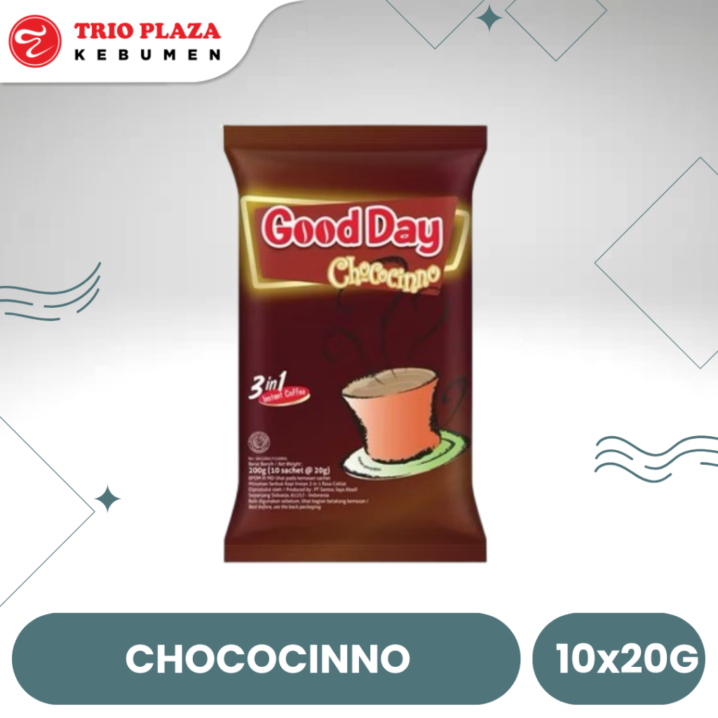 

GOOD DAY 10X20G RASA ORIGINAL / CHOCOCINO / MOCACINNO / CARREBIAN NUT