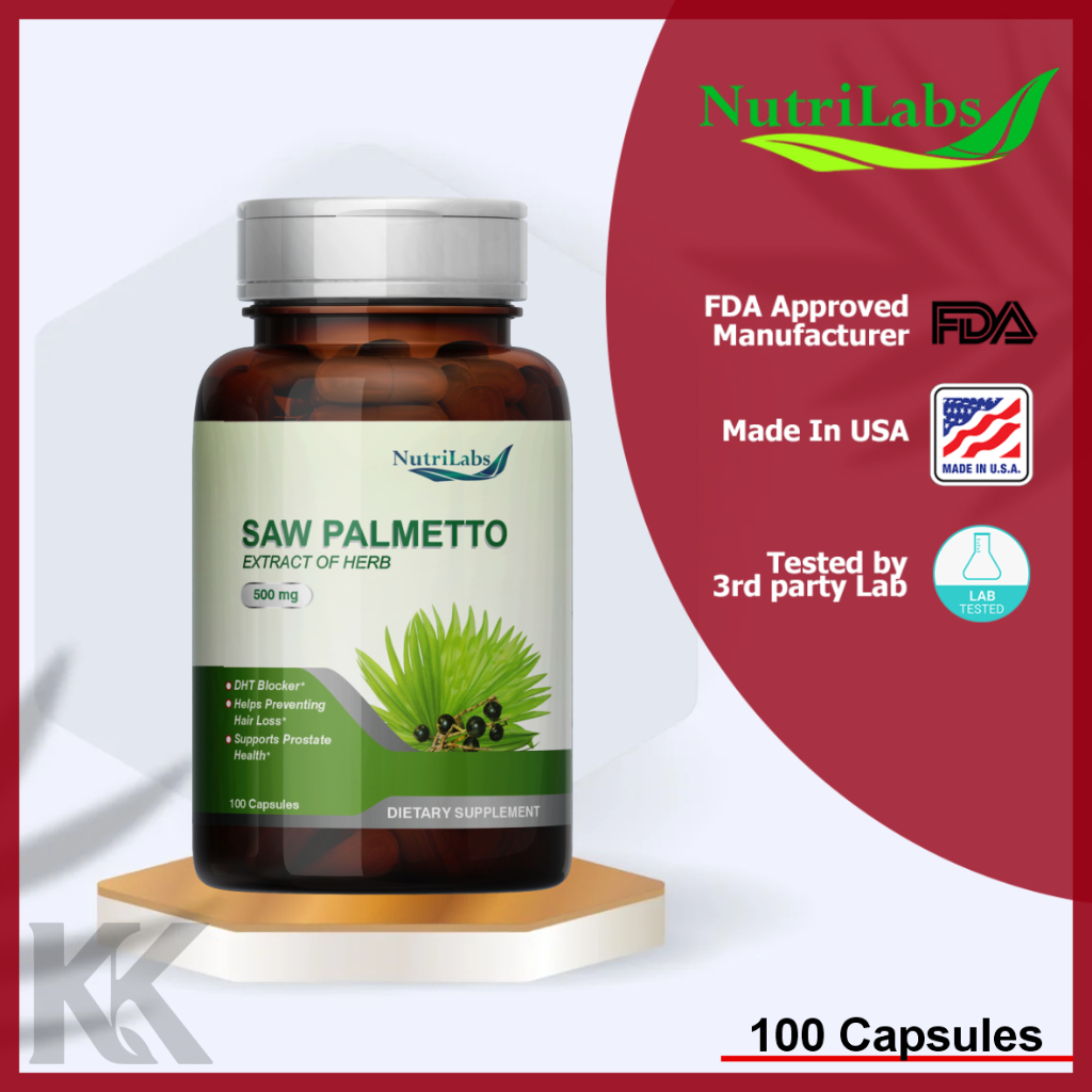 Nutrilabs Saw Palmetto Extract 500 mg (Herbal)