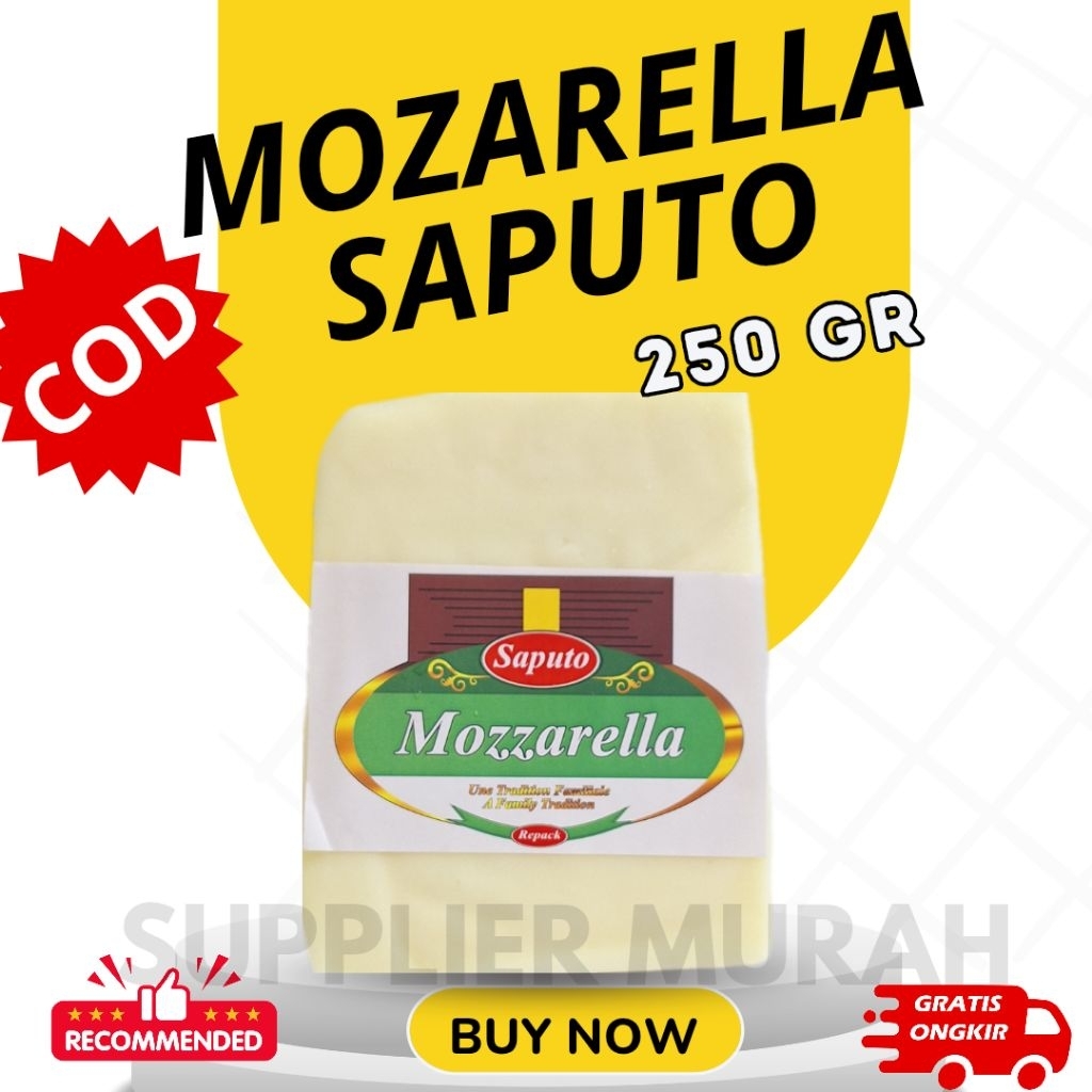 

Keju Mozarella Saputo 250 Gram/ Murah/Terlaris/Mulur