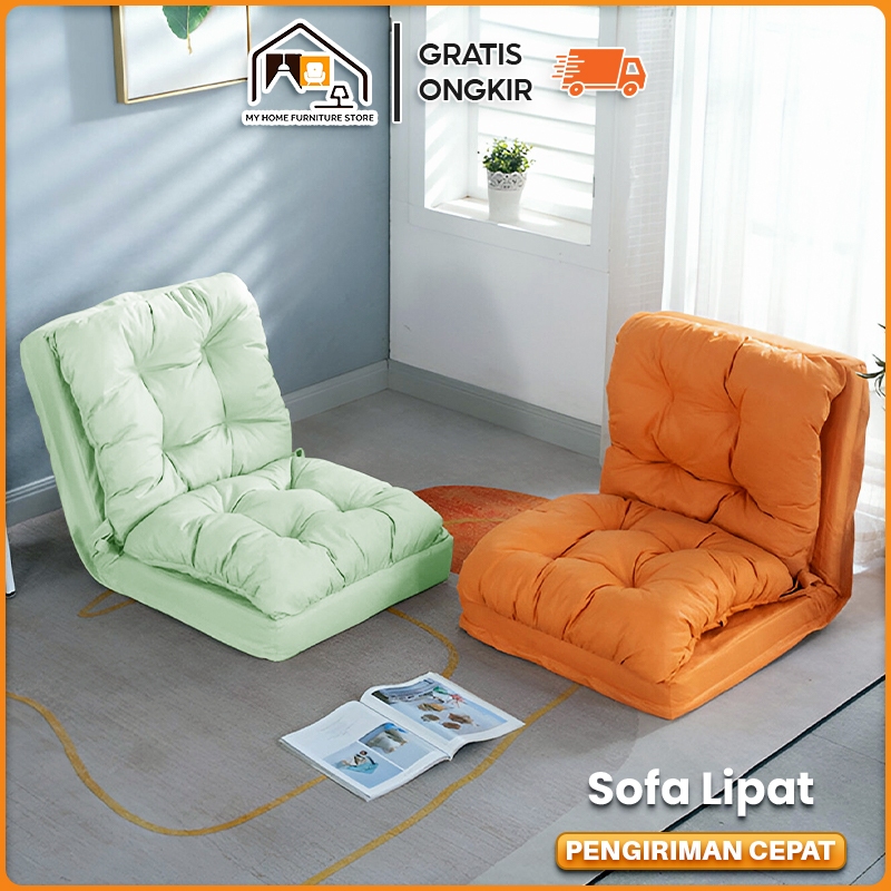 Sofa Lipat / Sofa Minimalis / Sofa Kamar Tidur / Sofa Empuk Kursi Lipat Santai Sandaran MH Furniture
