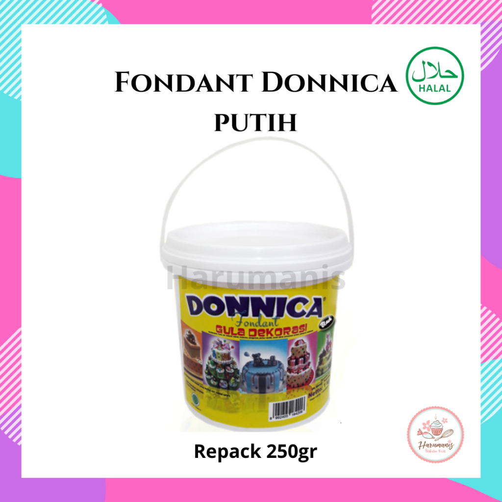 

Fondant Donnica Putih Repack 250gr