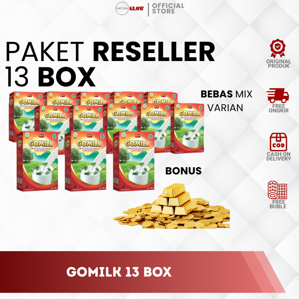 

​̲[​̲ ​̲​̲​̲​̲​̲​̲​̲​̲​̲​̲​̲​̲ ​̲​̲​̲​̲​̲​̲ ​̲] bonus emas PAKET 13 pcs GOMILK 200 gram - Susu Kambing Etawa Gomilk 200gram