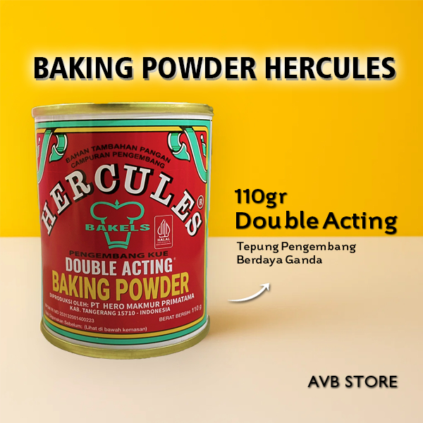 

Baking Powder Hercules Double Acting 110gr dan 450 gr