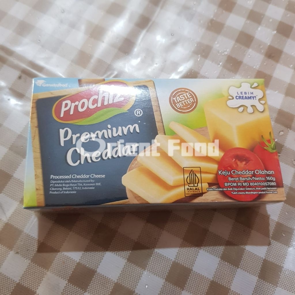 

Prochiz Keju Premium Cheddar 160gr