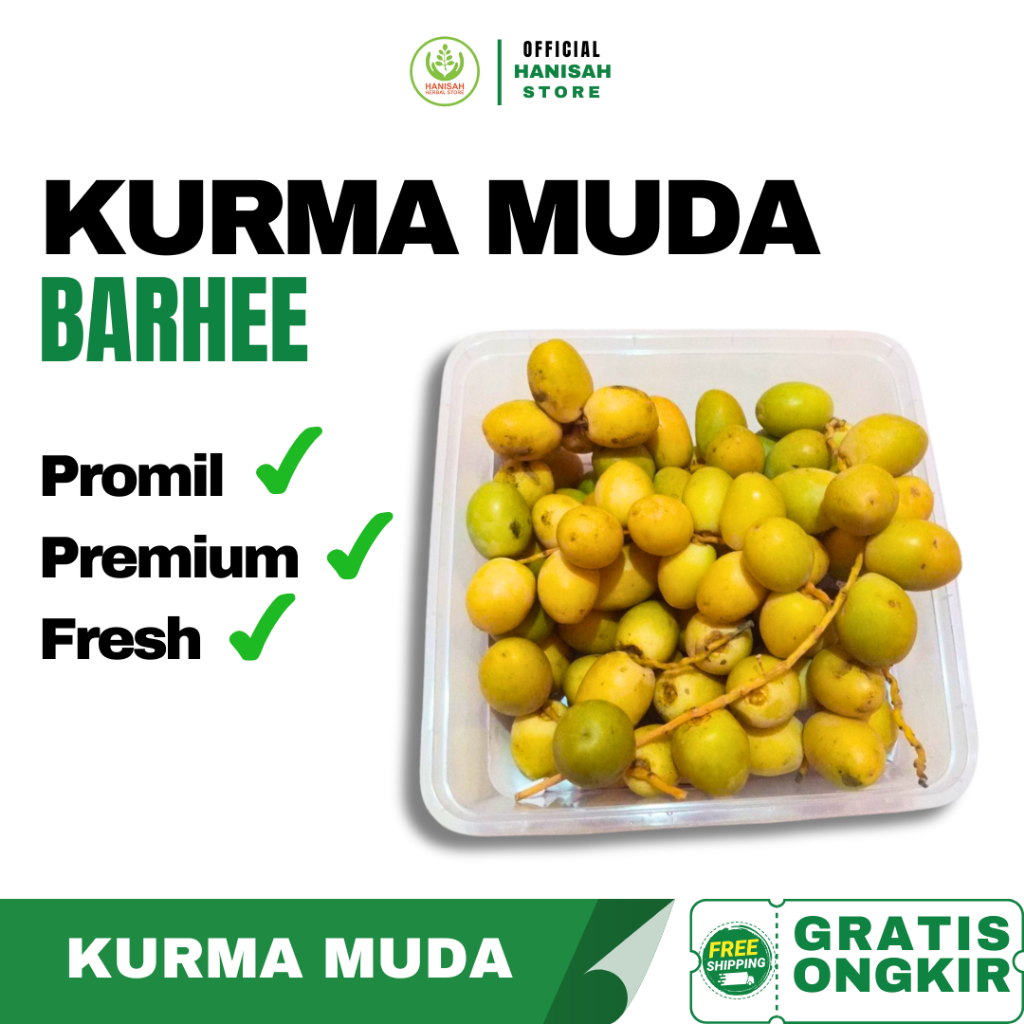 

KURMA MUDA 250 GR | Kurma Muda Segar Untuk Promil | Kurma Untuk Program Hamil | Nutrisi Promil Alami