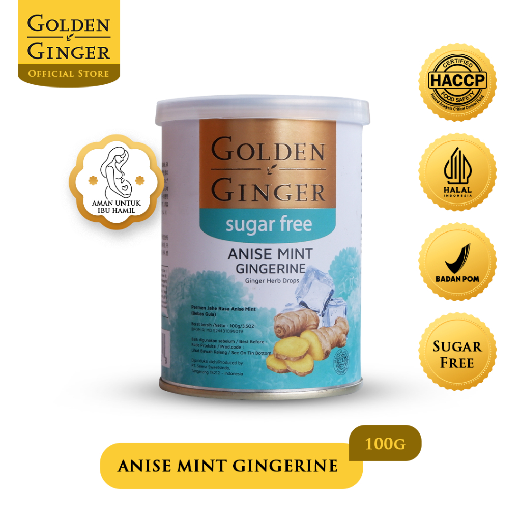 

Golden Ginger Anise Mint Gingeriner Sugar Free (CAN)