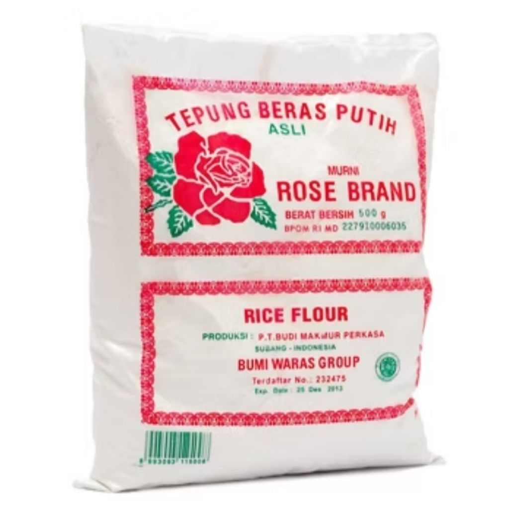 

Tepung Beras Putih Rose Brand 500gram