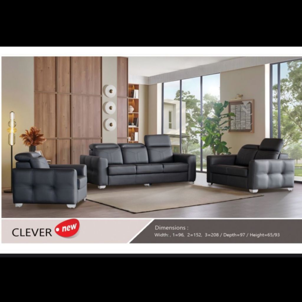Sofa Clever 321 Seater - Sofa Medan Minimalis - COD Medan