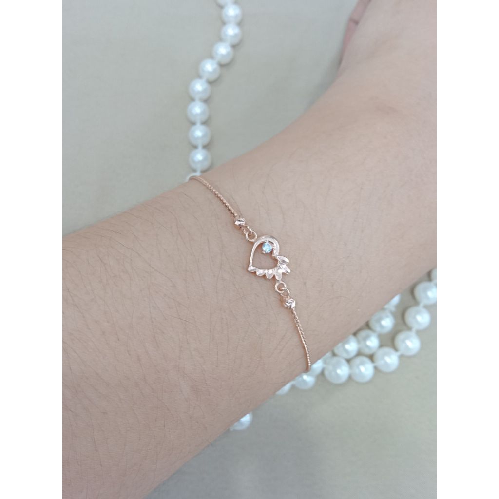 gelang emas tua variasi serut hati