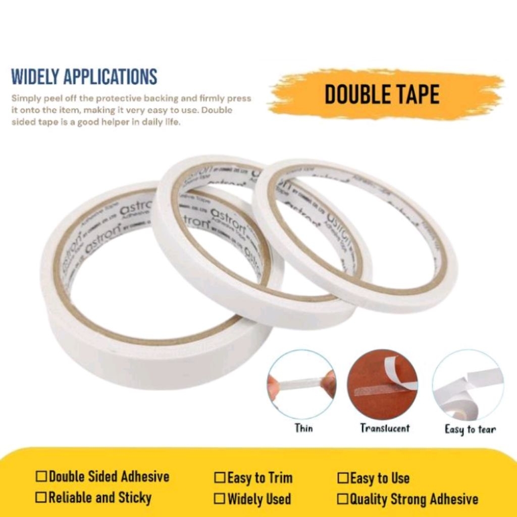 

Double Tape 0,5 Inchi