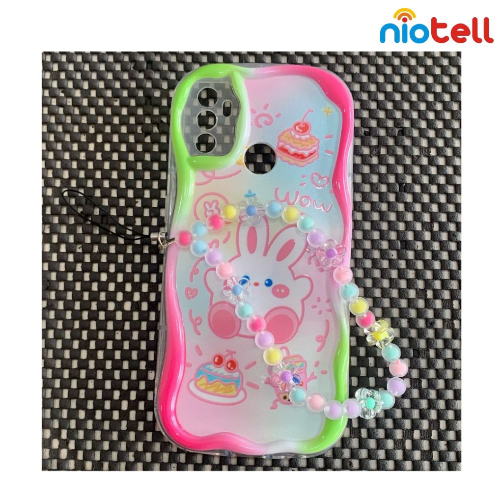 Softcase Oppo A53 Motif Karakter (Case + Strap HP)
