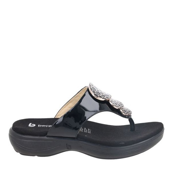 Bocorocco D. Verona 42 Nero - Sandal Wanita Daily (Sandal Haji Umrah) - Halal & Nyaman