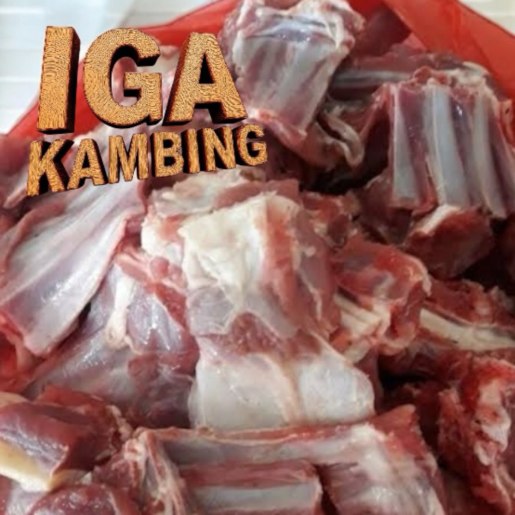 

Iga Kambing 1 Kg | Daging Tebal Siap Masak Tanpa Prengus