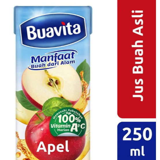 

Buavita Rasa Apel 245Ml..
