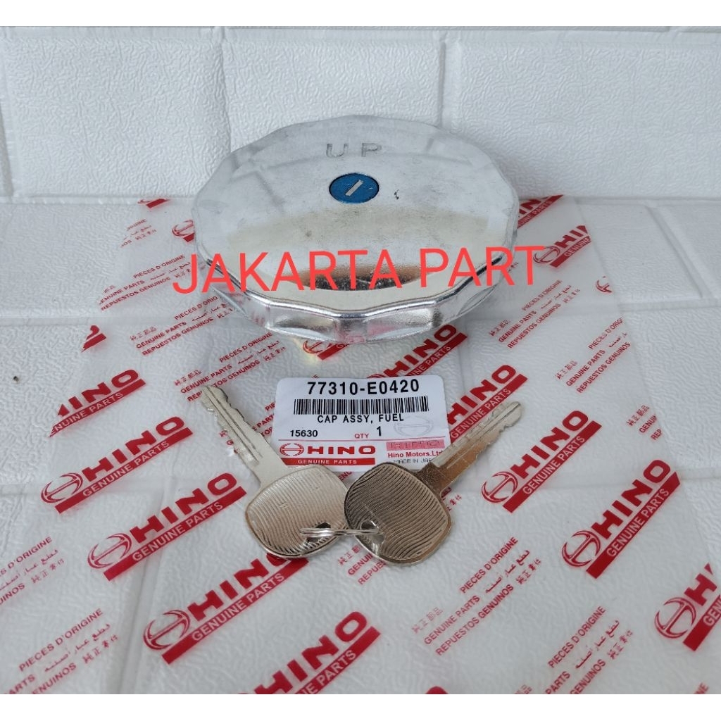 Tutup tangki solar 77310-E0420 fuel tank cap hino lohan 500 hino500 hino 500