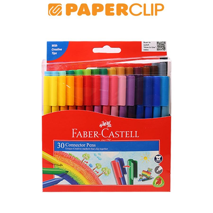 

Spidol Connector Pen Faber Castell 10, 20, 30 dan 50 Pcs Sepidol Warna Colour Color