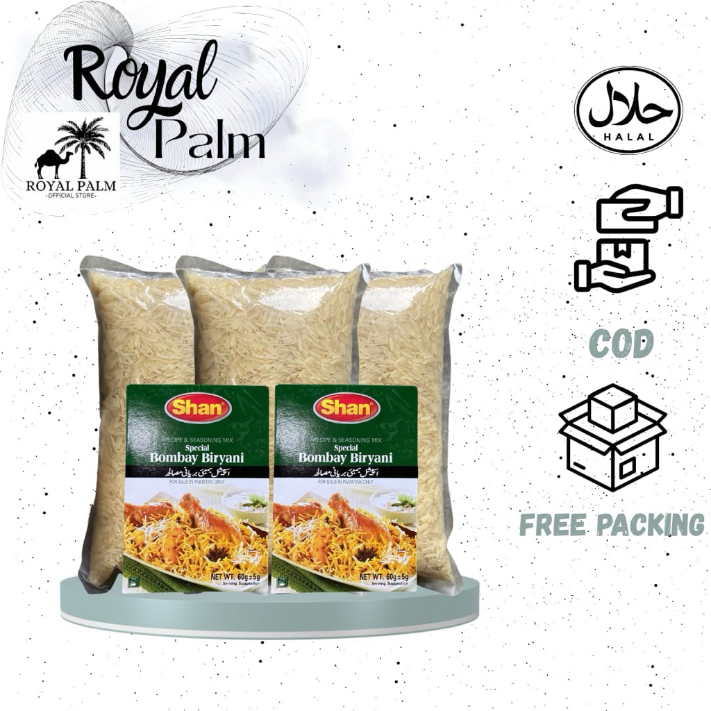 

Paket Basmati 1 Liter + Bumbu Bombay Biryani Shan – Masak Biryani Seenak Restoran