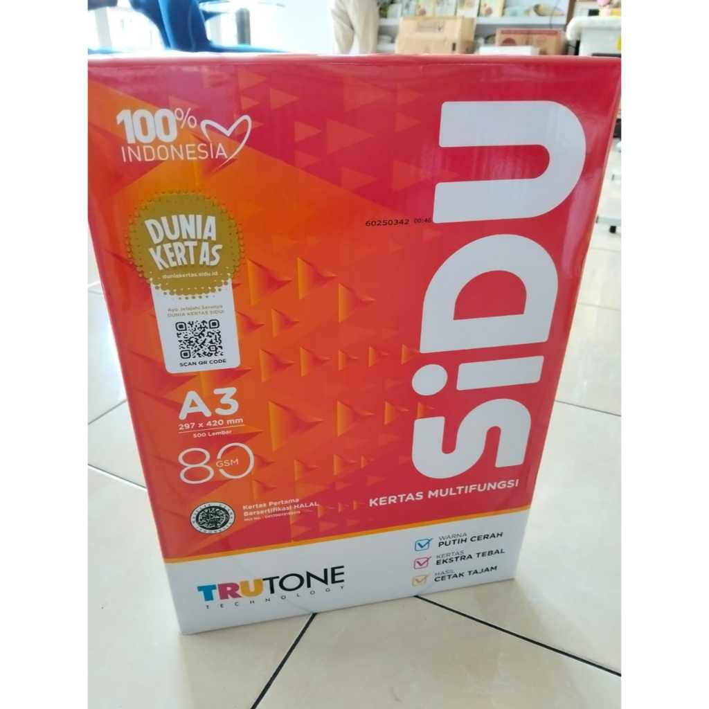 

HVS A3 80 GRAM / HVS SIDU A3 80 GRAM / KERTAS HVS A3 80 GRAM