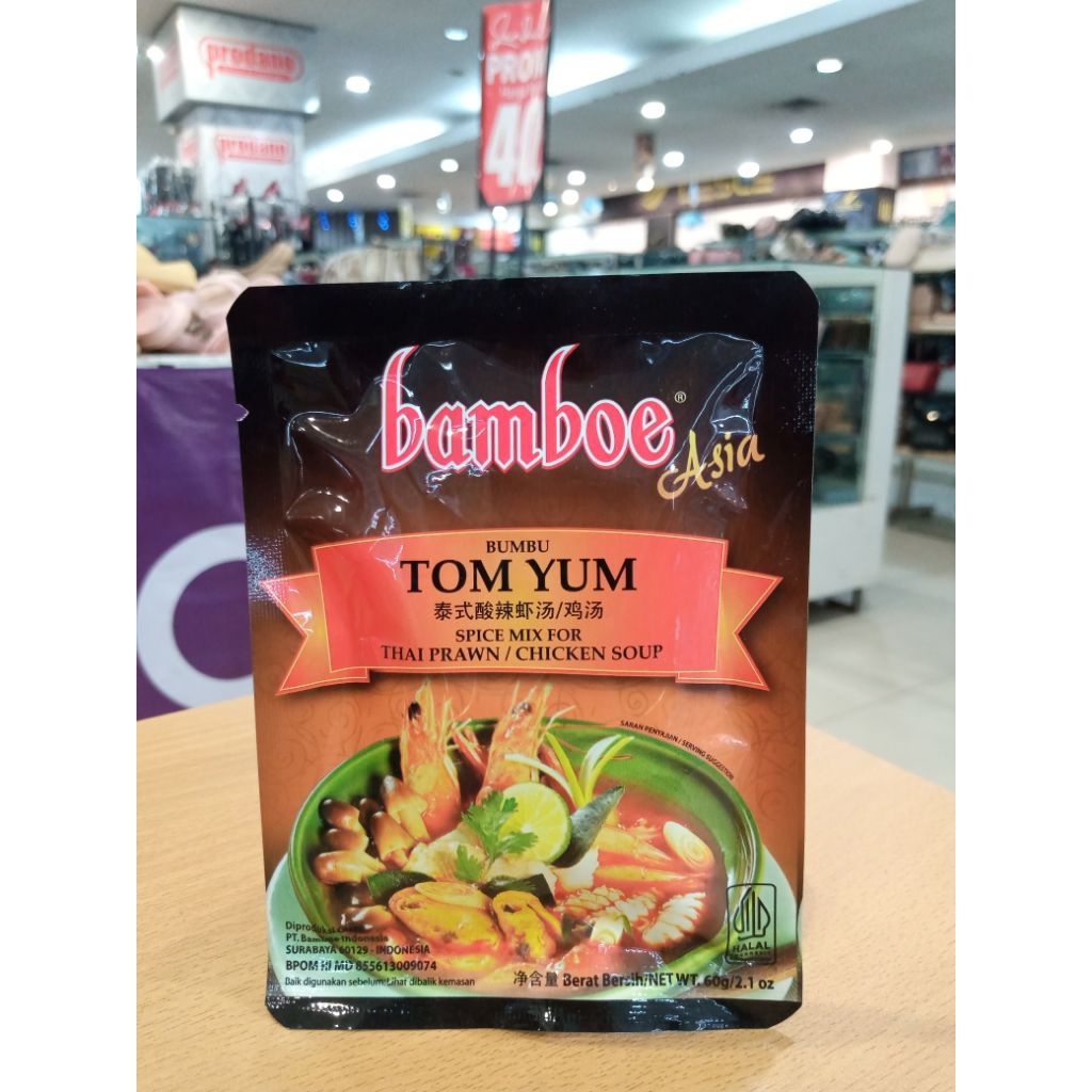 

Bamboe bumbu Tom Yum spice mix for Thai prawn/chiken soup
