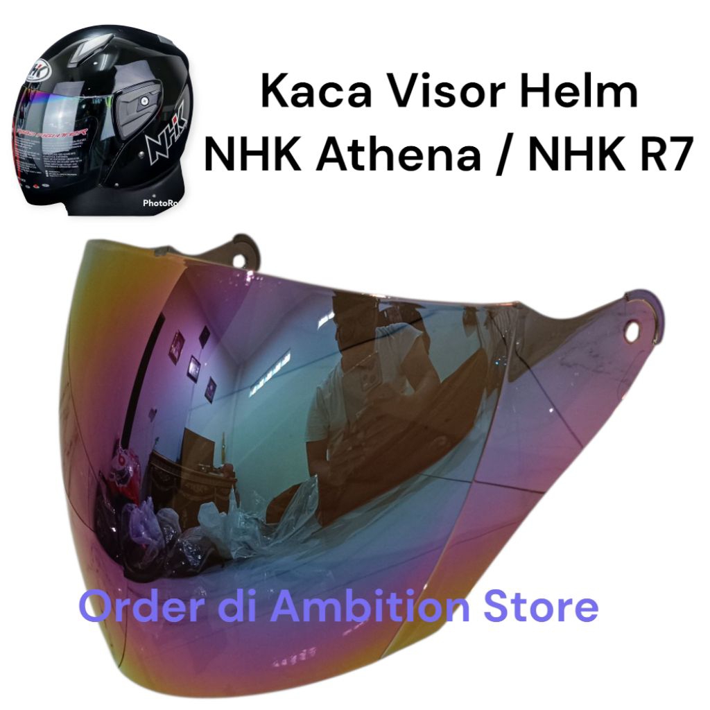 Kaca Helm NHK Athena Kaca Visor NHK Athena NHK R7