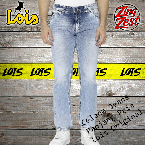 Lois Original Celana Jeans Panjang Pria Slim Fit Celana Jeans Lois Terbaru