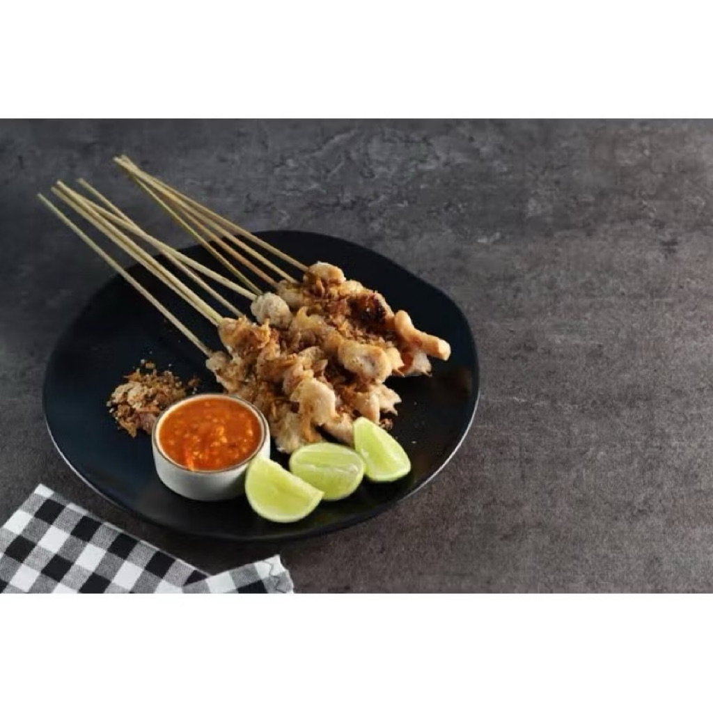 

[READY TO COOK] Sate Daging Dada Paha Ayam Dry Rub Bumbu Marinasi Non Msg 10 Tusuk