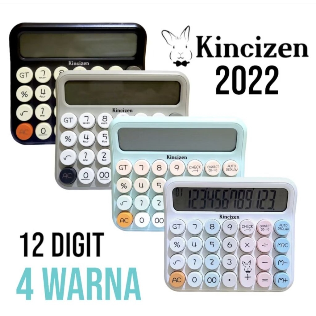 

kincizen kc2022 kalkulator warna warni / kalkulator warna kincizen kc2022 / kalkulator macaron kc2022 kincizen / kalkulator keyboard bulat kincizen kc2022