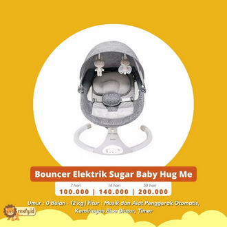 Sewa Bouncer Elektrik Sugar Baby Hug Me