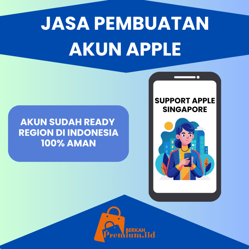 Jasa Buat Apple ID 100% Aman [ Full Aktifasi & Full Garansi ]