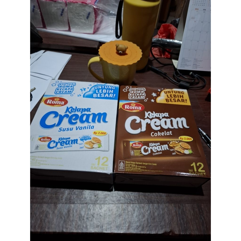 

ROMA CREAM KELAPA 40 GRAM 12 SACHET