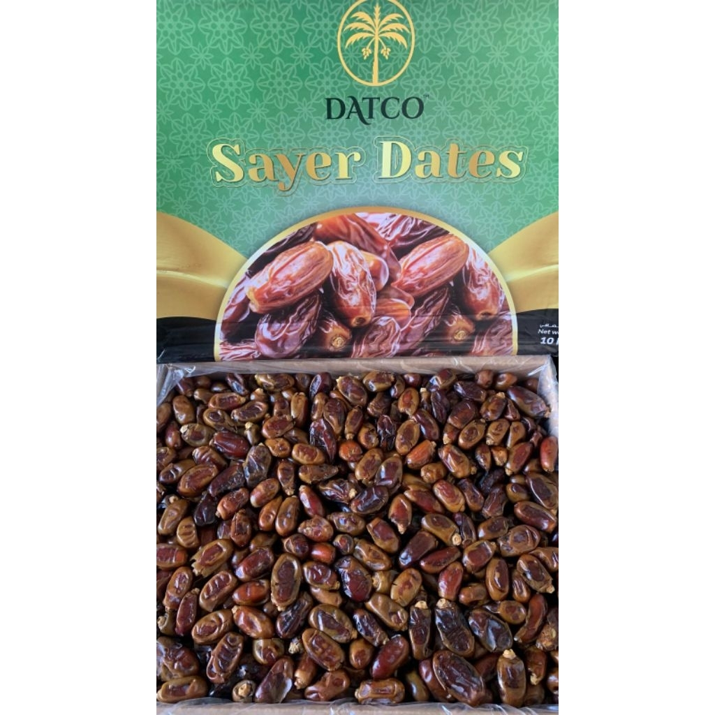 

Kurma Sayer Datco 10kg Oleh Oleh Haji Umroh