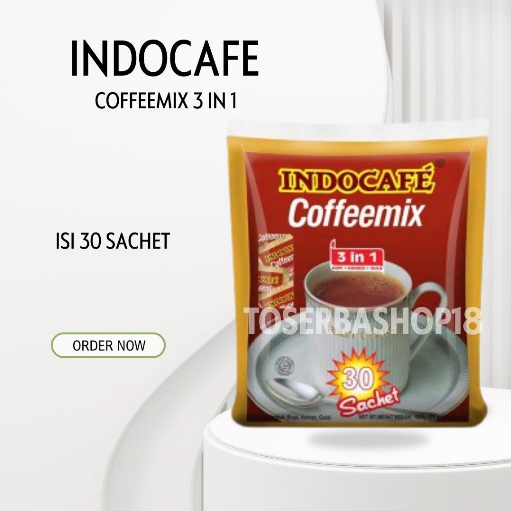 

Kopi Indocafe CoffeeMix 30 Sachet / Indocafe Coffee Mix 30 saset