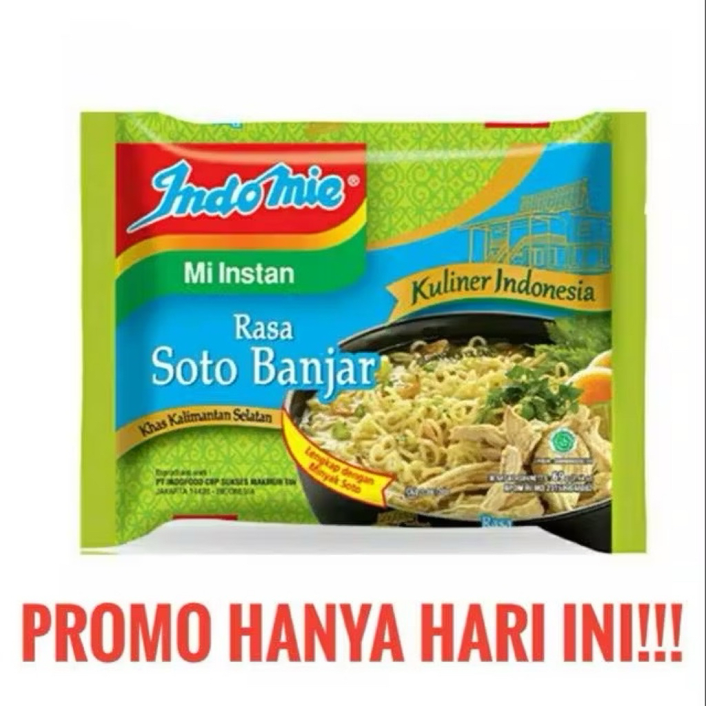 

indomie rasa soto banjar