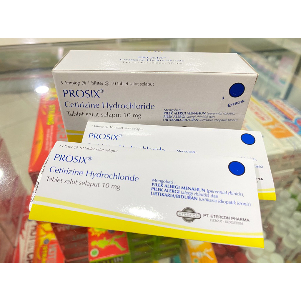 PROSIX Cetirizine ( obat gatal alergi )