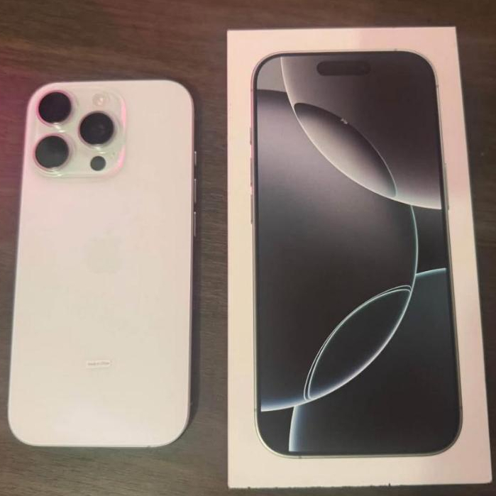 Iphone 16 Pro 256GB Putih Ex Ibox