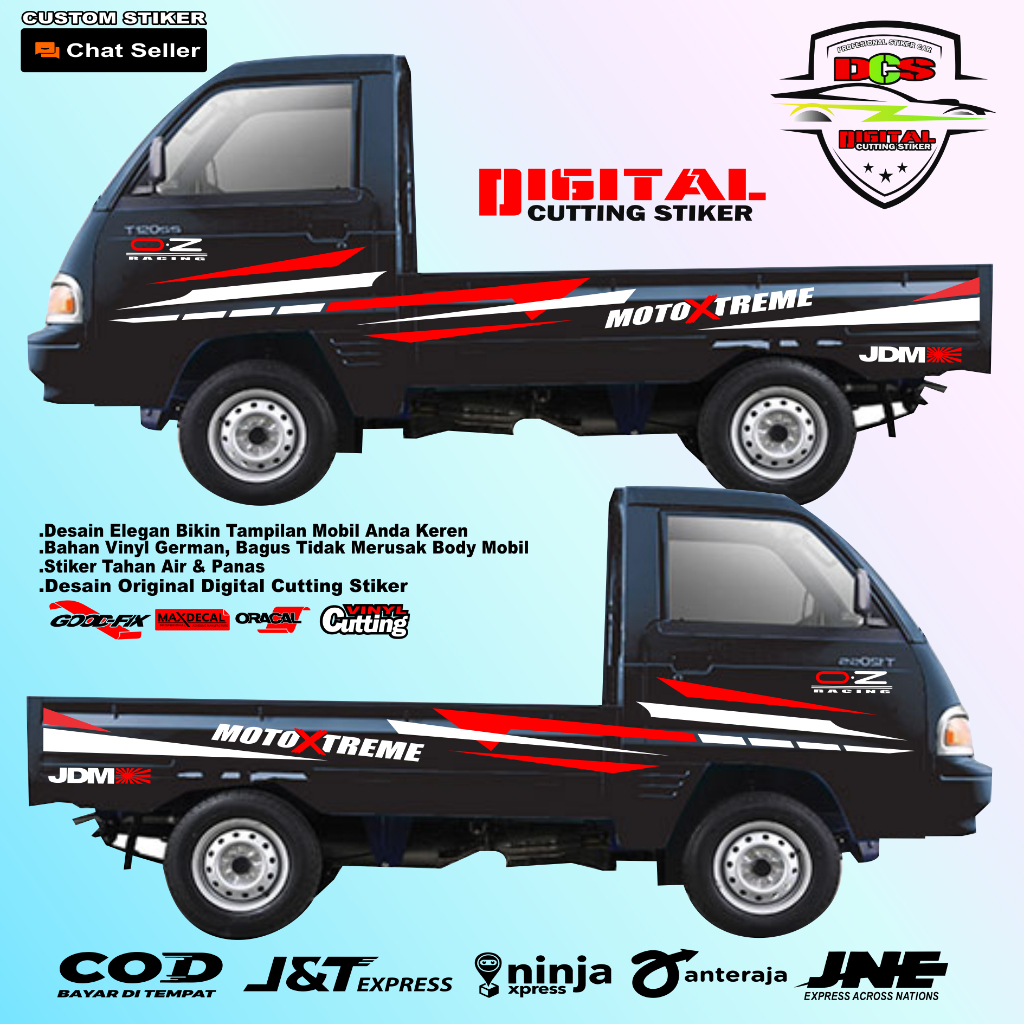Stiker Mobil Pick Up Stiker Pick Up Colt T 120ss New Carry Futura