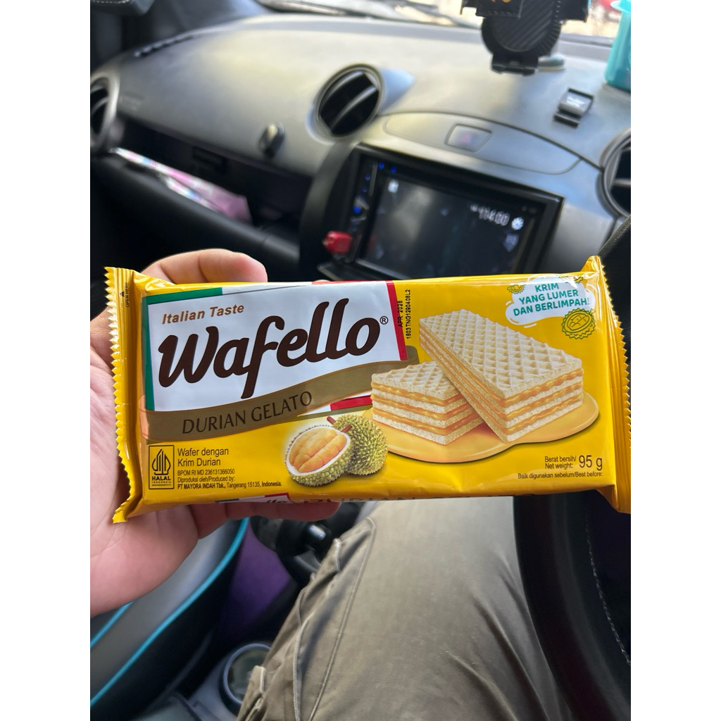 

WAFELLO wafer durian gelato 95gram