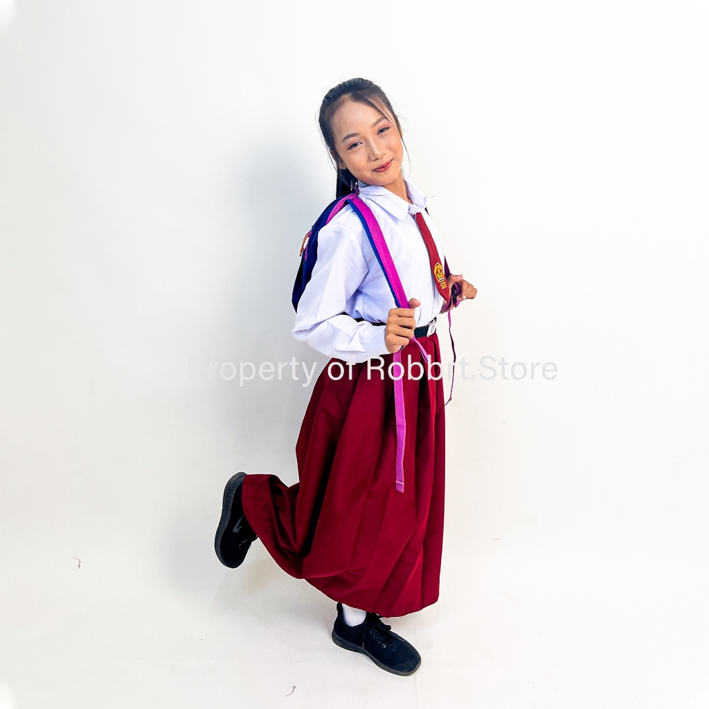 Robbrt Seragam Sekolah - Seragam SD Panjang - Seragam Sekolah Dasar SD Perempuan Panjang