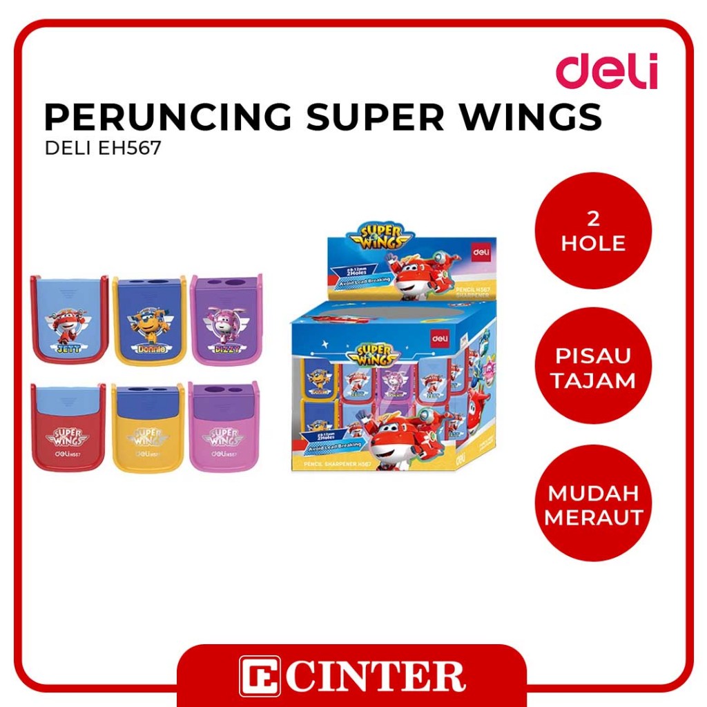 

DELI - RAUTAN / PERAUT / PERUNCING EH567 2 HOLE SUPER WINGS