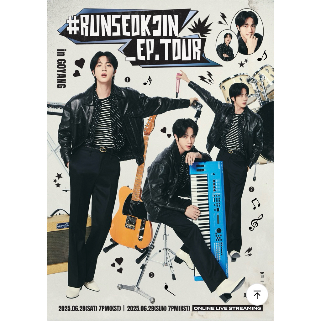 SHARING ONLINE LIVE STREAMING RUN SEOKJIN EPISODE TOUR IN GOYANG BTS KIM JIN KONSER ARMY CONCERT