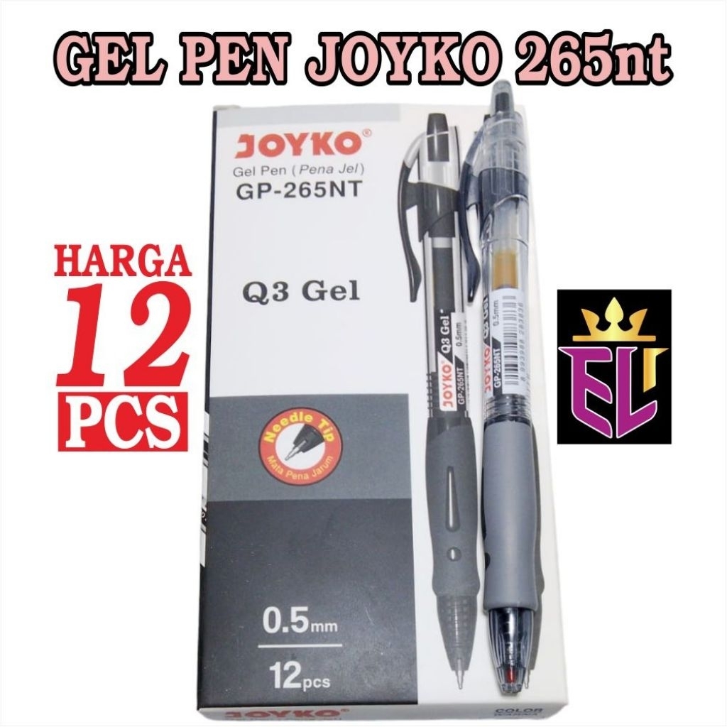 

HARGA SPESIAL OIL GEL PEN, PENA GEL BOLPOIN PULPEN JOYKO Gel Pen 0.5mm GP 265NT