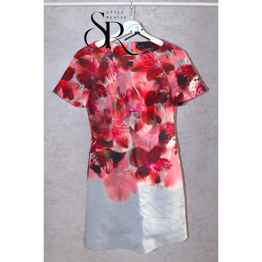 PRELOVED - Elegant Karen Millen Floral Dress – Lightly Used