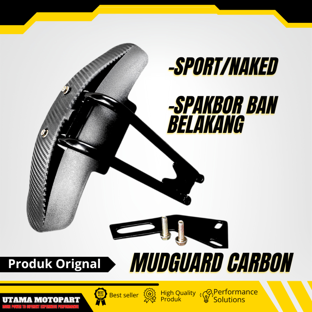 Z4i Mudguard Spakbor Kolong Belakang Penahan Lumpur Motor Vixion NINJA Megapro CBR 125 250 -