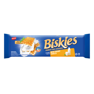 

Biskies Sandwich Crackers Biskuit Vanilla 108 g