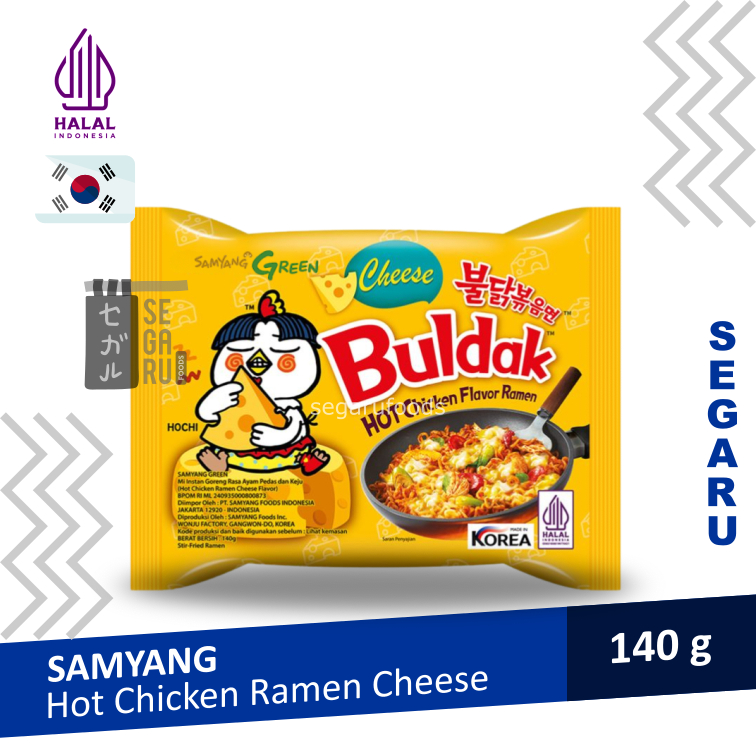 

Mie Samyang Cheese Hot Chicken Pedas Ramen Halal MUI