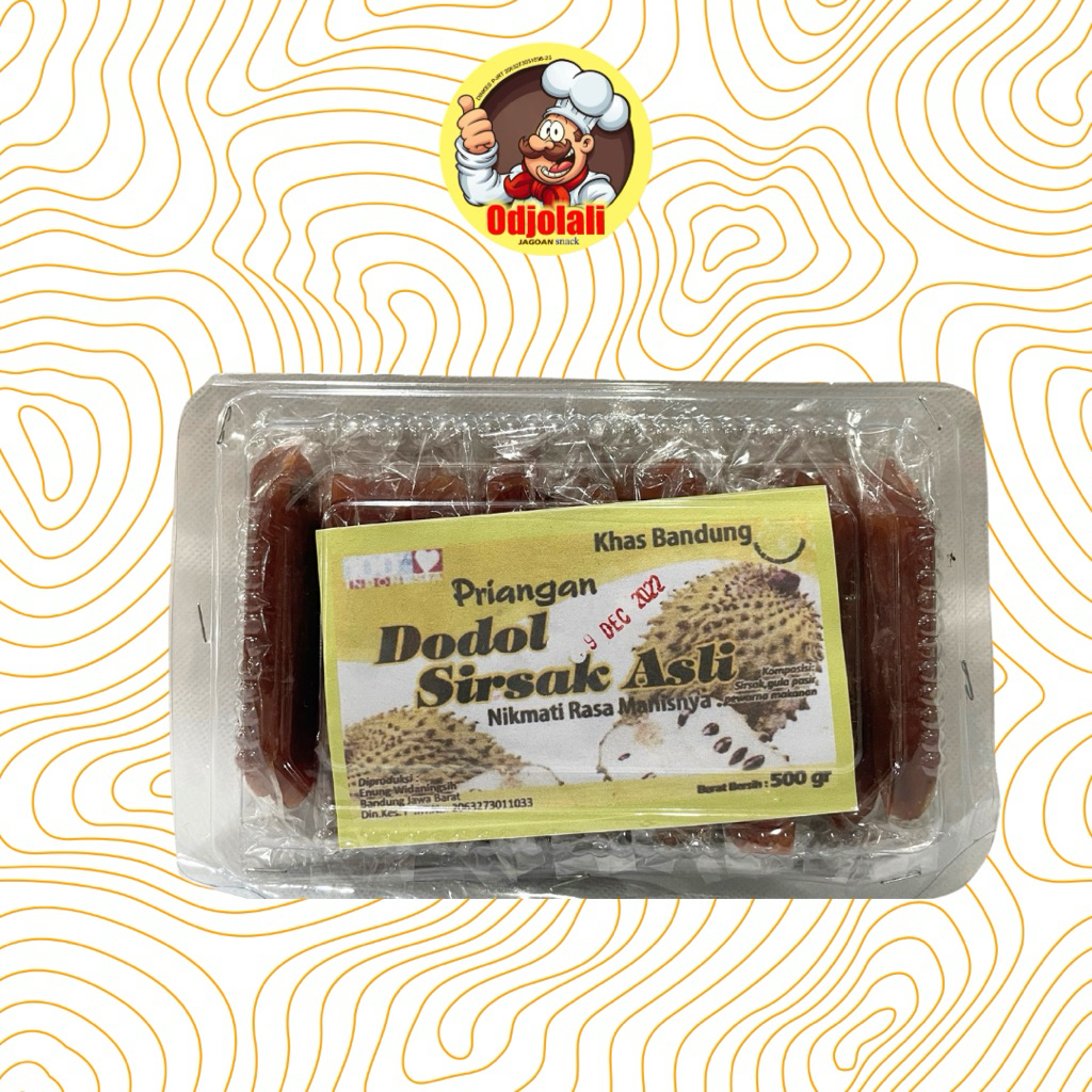 

Dodol Sirsak Asli tanpa campuran