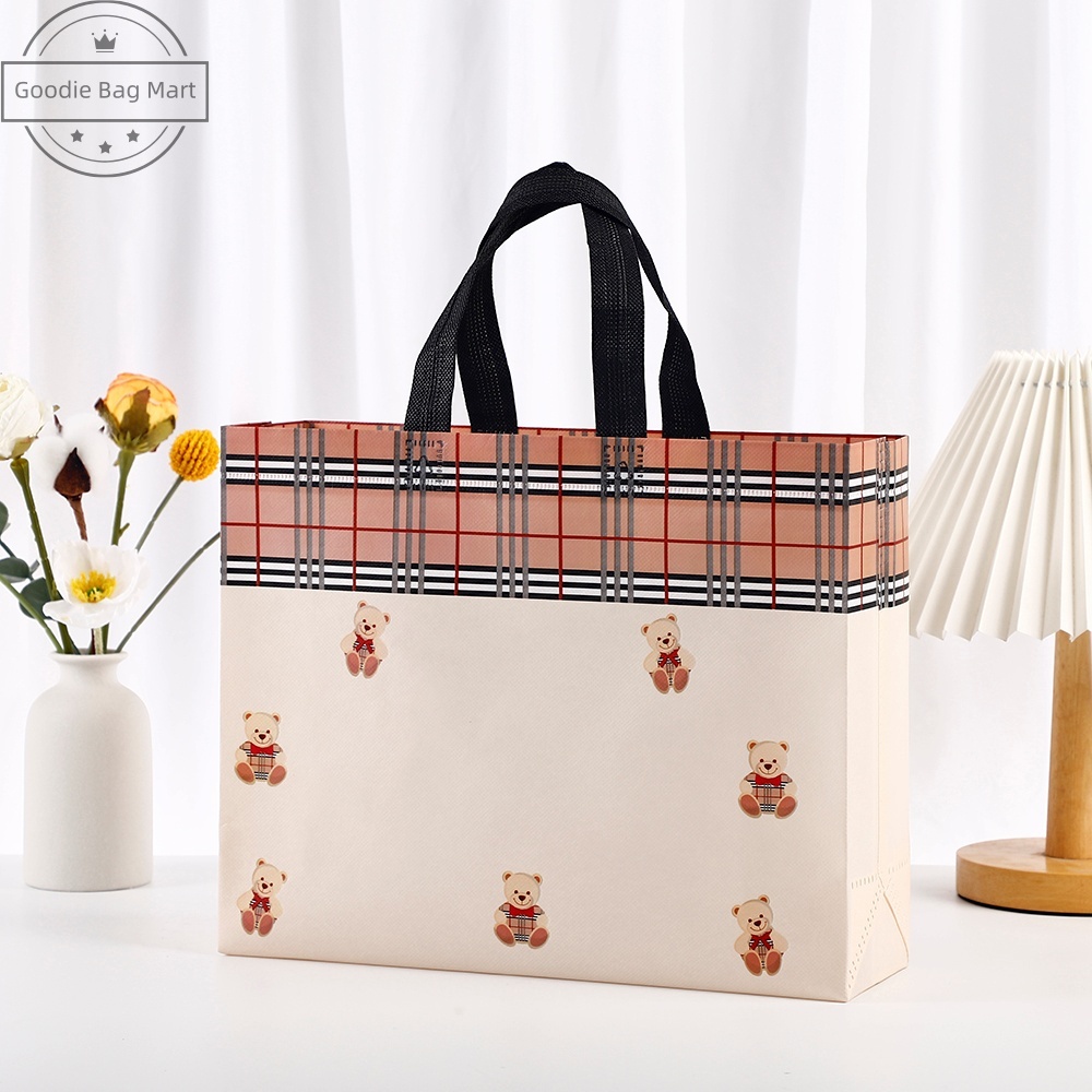 

Membentuk-A14/Goodie bag-Tas Belanja tas Jinjing tas spunbond tas souvenir premium tebal dan kuat/Terlaris lipat jumbo/ waterproof/shopping bag Tas Belanja Murah Karakter Kartun