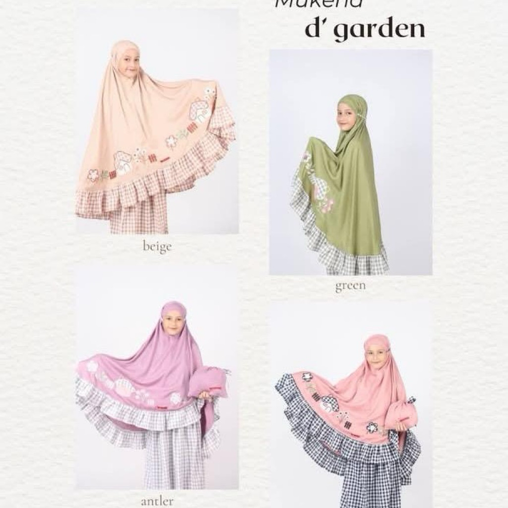 Mukenah Anak dannis D’Garden/mukenah dannis anak